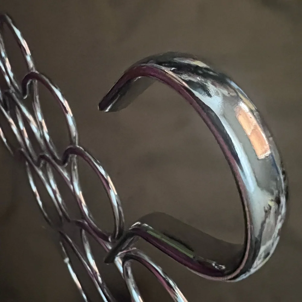 Scarf Belt Hanger Closet Organizer Silver Metal NEW
